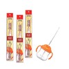 2-Pack Mini Straw and Baby Bottle Cleaning Brush Set D207 8ea
