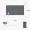 Waterproof Tent Footprint Camping Tarp - Ultralight Tent Floor Saver,Multifunctional