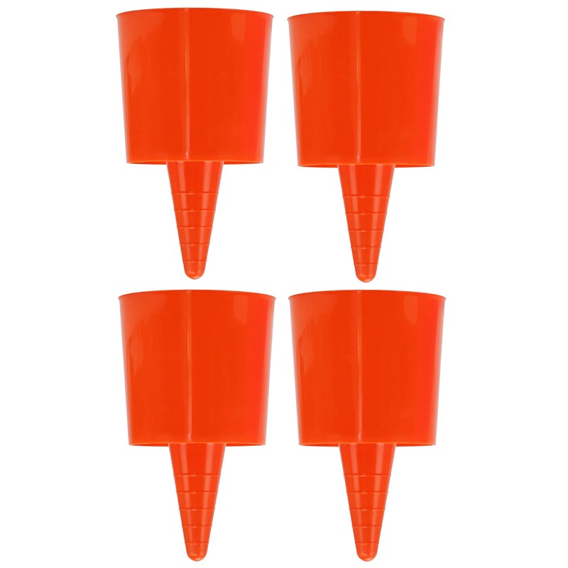 Iconikal 4-Pack Beach Sand Coaster Cup and Beverage Holder Set,