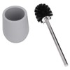 2sets Toilet Bowl Cleaner Brush Lockable Thread Convenient Practical Efficient