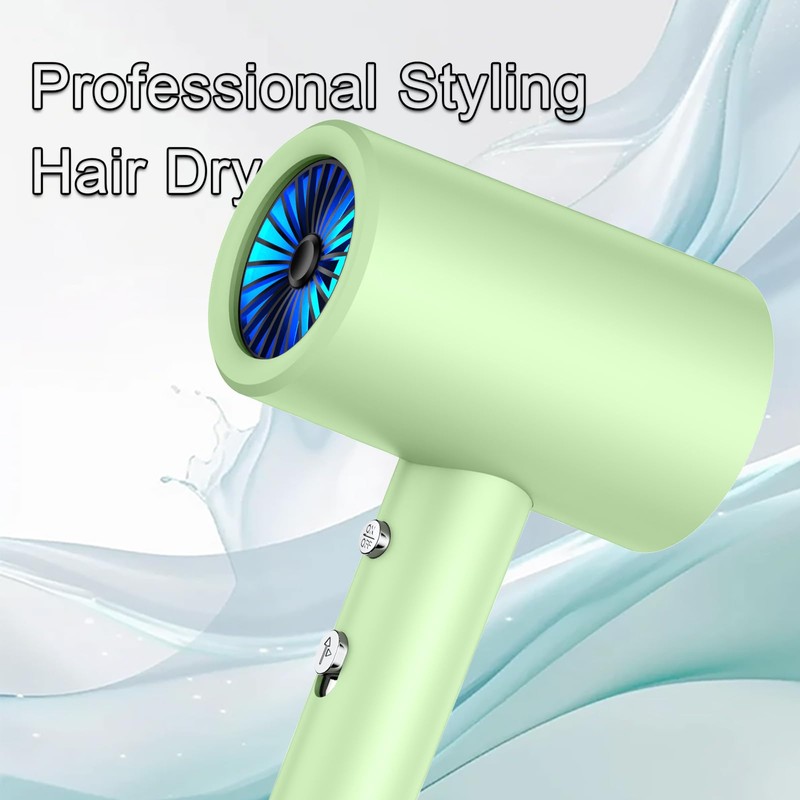 110V Hotel Wall Mounted Hair Dryer for Bathroom（with Night Light）