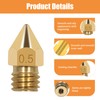 Batheidon 3D Printer Brass Nozzles, 3D Printer Accessories, Accessories for