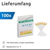 ECENCE pH Test Strips Pack of 100, Lackmus Test Paper,