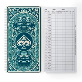 Baron Barclay Duplicate Logbook - Keep Track of Convention Cards and Private Scores for Bridge