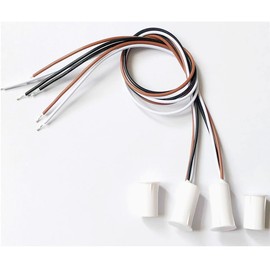 jing Magnetic Reed Switch RC-33 NC/NO Recessed Wired Door Window Alarm, Magneti Switch, Contact Sensor, for Home Security and Burglar Alarm Switch,Sets of 2