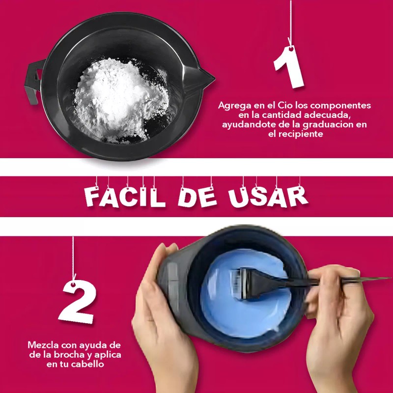 Biobelleza Brocha Mopi Para Tinte 20 Cm De Largo +