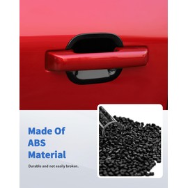 DSWSQ Door Handle Bowl Cover Compatible for Ford F150 2021 2022 2023 2024 Accessories Car Exterior Door Handle Bowl Scratch Protector (Black)