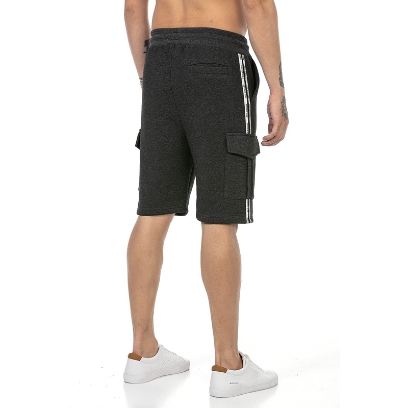 Redbridge Cargo Shorts Sweatpants Knee-Length Premium Quality, gray