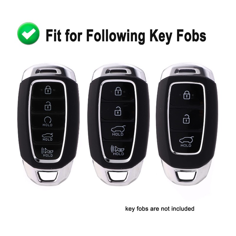 Key Fob Cover Case Fit for Hyundai Palisade Elantra GT