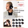 Harris Tweed Earmuffs, Ear Warmers, Boa Fleece Lining, Nice and