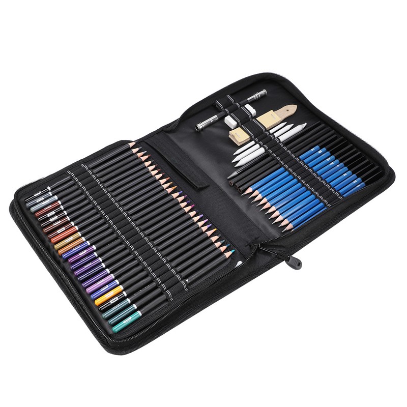 95pcs Art Painting Sketch Tool Kit with Colored Pencil Graphite