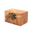 JEWPER Rustic Wooden Engagement Ring Box: Solid Wood Box for