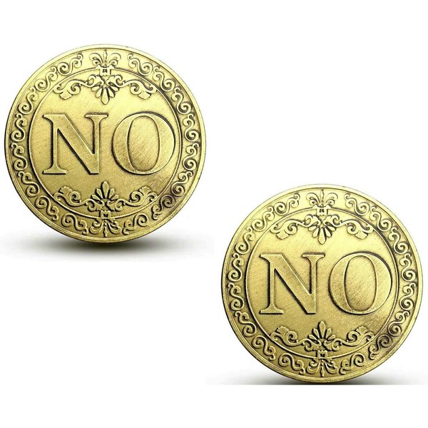 Never Lose! NLR (4 PCS) Yes No Coins Flipping Challenge