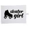 Hippowarehouse Skater girl Tea Towel Eco Printed Dish Cloth Kitchen