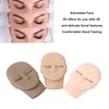 Eyelashes Extensions Practice Kit 3 Color Eyelash Mannequin Head 3