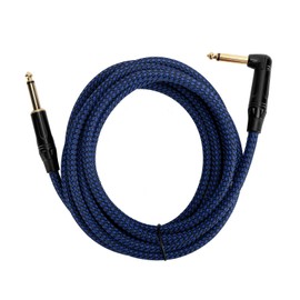 JORINDO Electric Guitar Amp Cord Audio Guitar Cable 6.35MM Instrument Cable Gold Plated Head with Black ShellJD6218