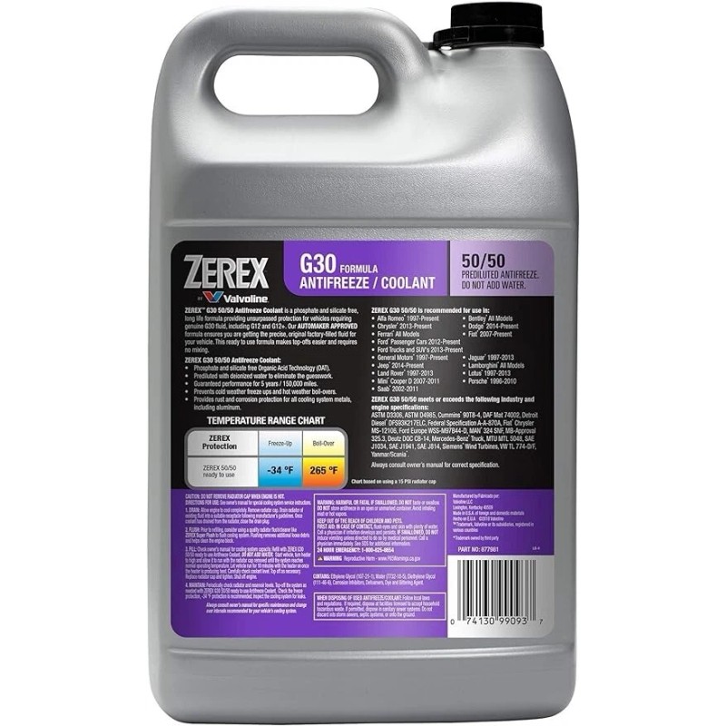 Valvoline Zerex G30 Phosphate&Sili