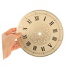 SHINEOFI Wall Clock Dial Replacement Sturdy Round Dial for DIY