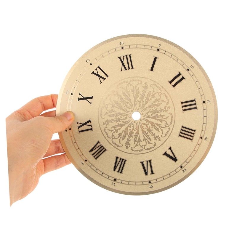 SHINEOFI Wall Clock Dial Replacement Sturdy Round Dial for DIY