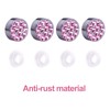 MAYEHAY Pink License Plate Frame 2 Packs Bling License Plate