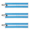 LLBFHH 3 Pcs Honduras Honduran Country Flag Keychain,Woven label Key
