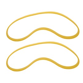 2 Pcs Band Saw Tire Yellow Anti Slip Noise Reduction Rubber Woodworking Bandsaw Wheel for 9 Inch