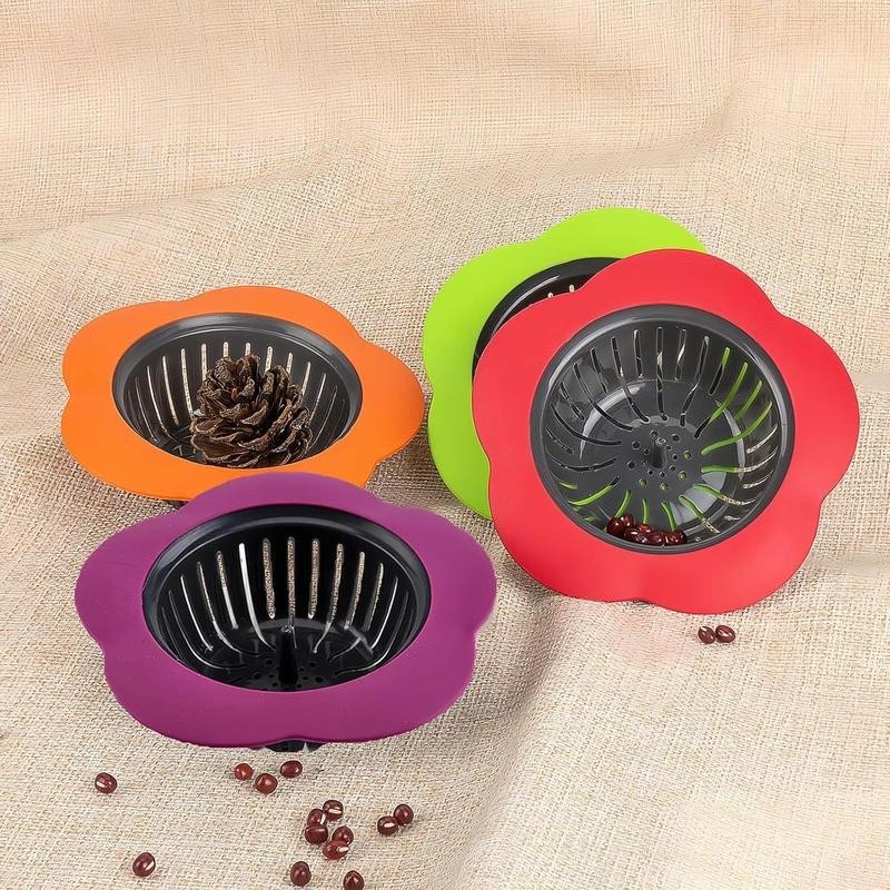 Kitchen Sink Strainer, 4 count Sink Strainer, Large Wide Rim