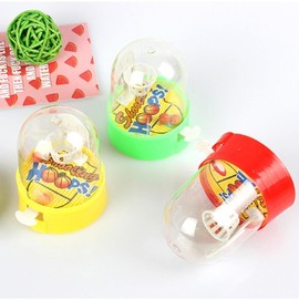 Fat-catz-copy-catz 6x Mini Plastic BasketBall Shooting Hoops Hand Held Desk Top Game Pinata Party Bag Fillers Retro Toys Games