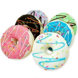 Aupur Food Sample Donuts Set of 6 Stores Displays Imitation Photography Props Interior Objects Fixtures