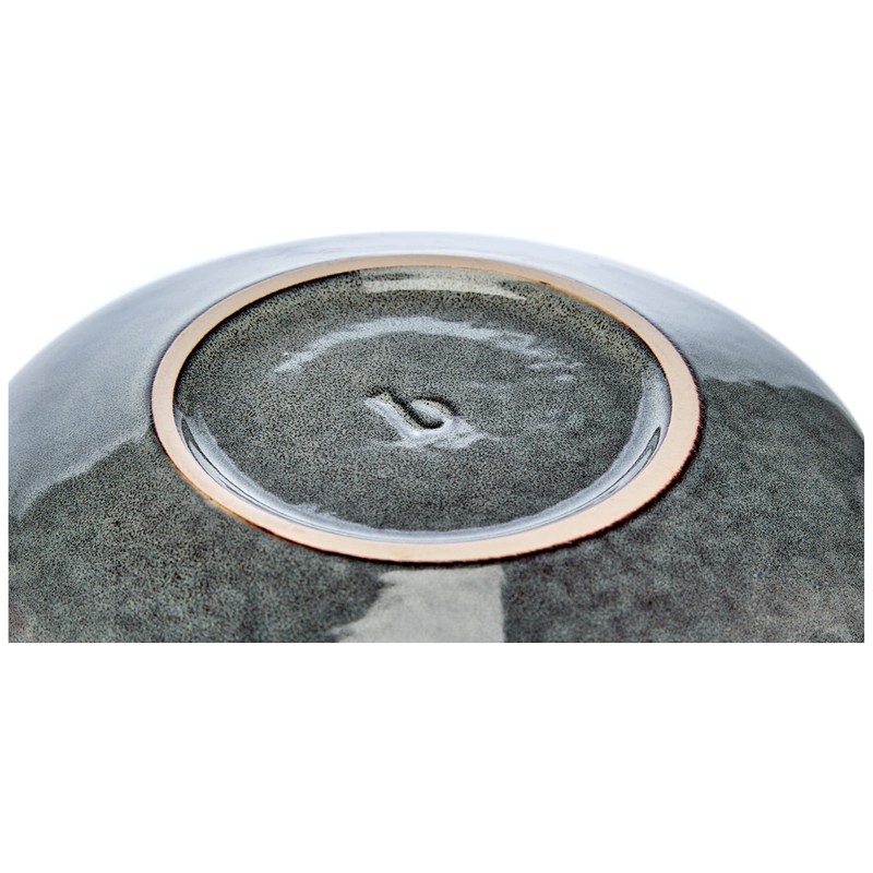 broste Copenhagen Nordic Sea Deep Plate, 17 cm, Grey Green, 14533140