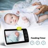 Baby Monitor with 5 Inch HD Display WiFi 2x Zoom