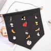 Blank Cotton Canvas Banners, Enamel Pin Wall Display Banner for