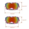 Kids Ski Goggles Over Glasses Colorful Snowboard Goggles Dual Lens