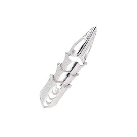 Zerama Stylish Women's Rings, Men Punk Gothic Alloy Ring, Gripper, Spike, Armour, Knuckles, Connection, Full Finger Ring