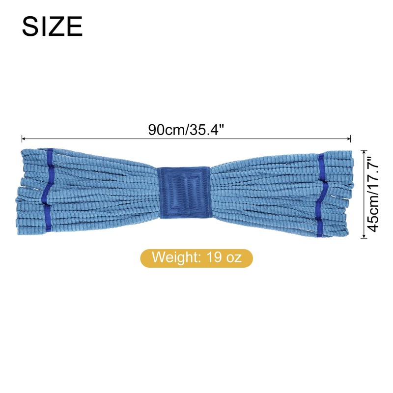 sourcing map Commercial Mop Head Replacement 19 Oz 35.4 Inch