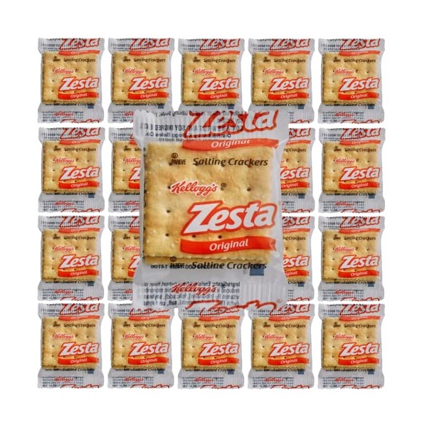 Zesta Saltine Crackers, Two (2) Cracker Pouches, Pack of 50