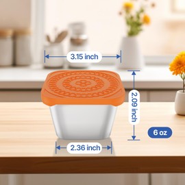 ENCYS Set of 4 Snack Containers,Toddler Snack Containers,Stainless Steel Snack Containers for Kids;Leak Proof Stackable Small Metal Food Containers with Silicone Lids