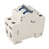 DC Circuit Breaker 2P 16A Overload Protection DIN Rail Mount