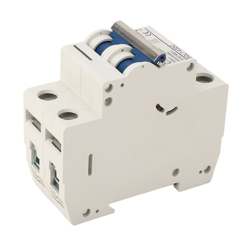DC Circuit Breaker 2P 16A Overload Protection DIN Rail Mount