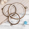 ULTNICE Embroidery Hoop Ring Cross Stitch Hoop Crochet Circle Set
