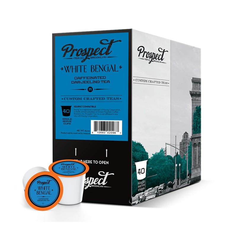 Prospect Tea Co. White Bengal Darjeeling Tea Pods Compatible with