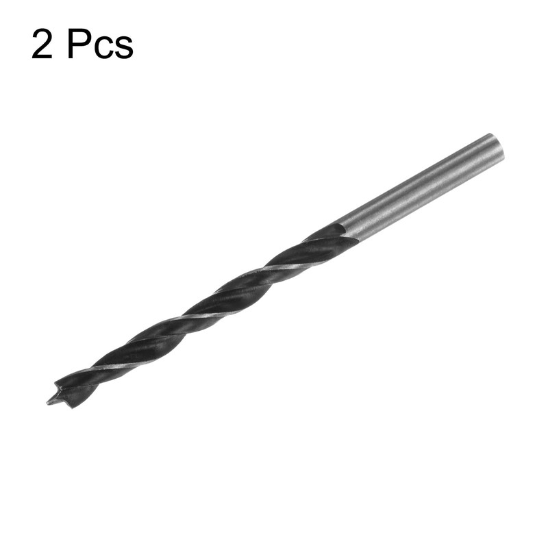 sourcing map 2pcs Brad Point Drill Bits 5.5mm(14/64") Dia Straight