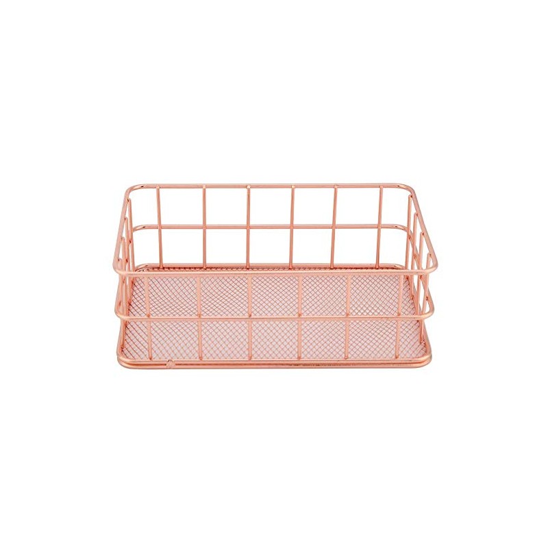 Fdit Cesta de almacenamiento de maquillaje, soporte organizador de