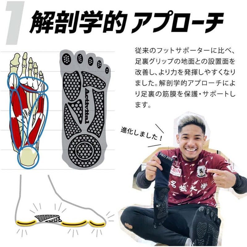 Activital Pro Double X Foot Supporter, US Size 6.5 -