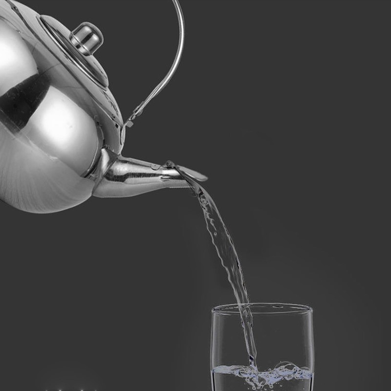Toolzia 2.3L Stainless Steel Teapot with Tea Strainer Premium Tea