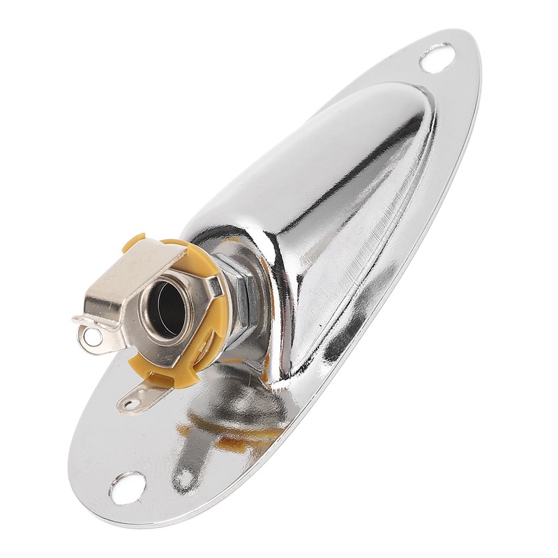 Guitar Input Jack Boat Style 6.35mm Metal Electric Guitar Input