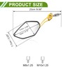 HOPESPANNER Universal Motorcycle Rear View Mirrors Adjustable Side Rearview Mirror