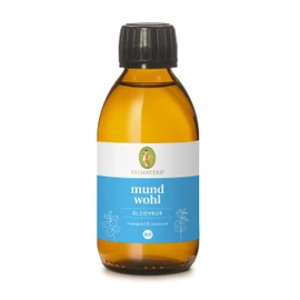 PRIMAVERA Mundwohl Organic Oil Drawing Treatment 200 ml - Oral Pulling Oil - Traditional Health Ritual - Detox, Strong Gums - Naturally Refreshing Oral Care