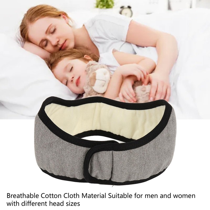 Soundproof Sleep Earmuff Headband, Sleeping Noise Cancelling Ear Wrap Ear