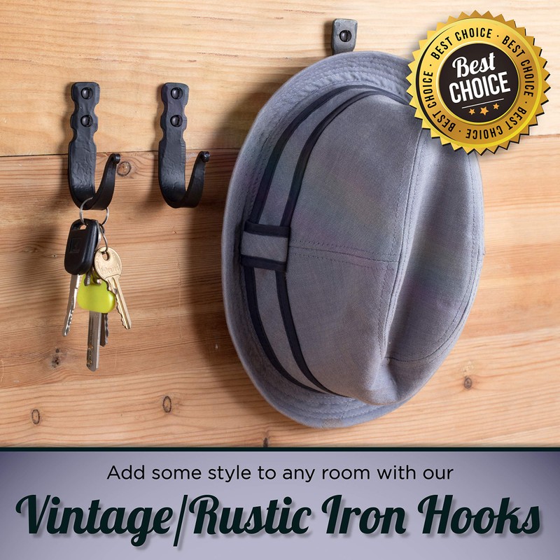 Stur-De Decorative Hooks for Wall - Wall Hooks for Hanging